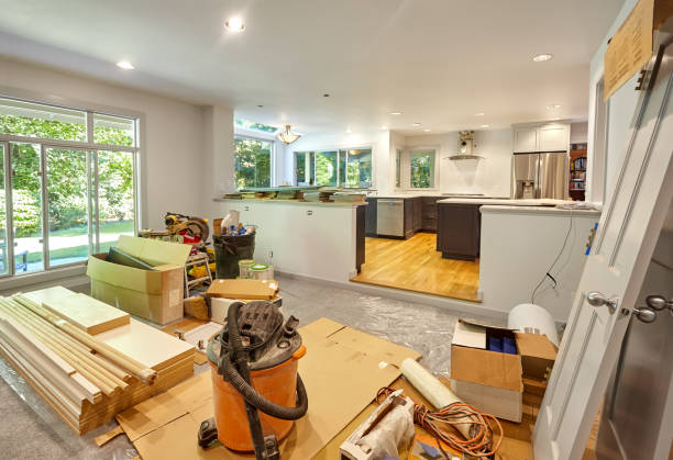 Professional Kitchen Island Installation technician working in Titusville, PA